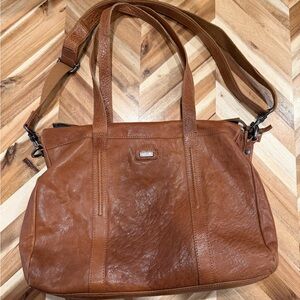 Brown Leather Tote Bag